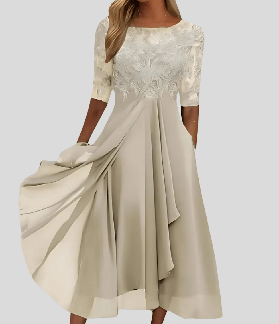 Rhonda - Lace Midi Dress