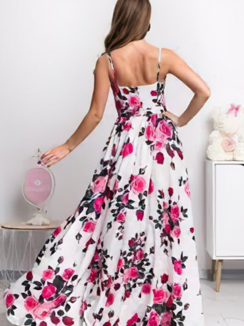 Robe Nana Chic Imprimée  En col  V ORIS WEAR
