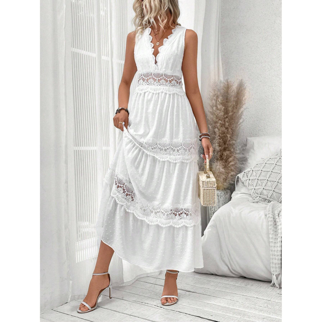 Robe Dentelle Élégante – Féminité Délicate au Décolleté Plongeant ORIS WEAR