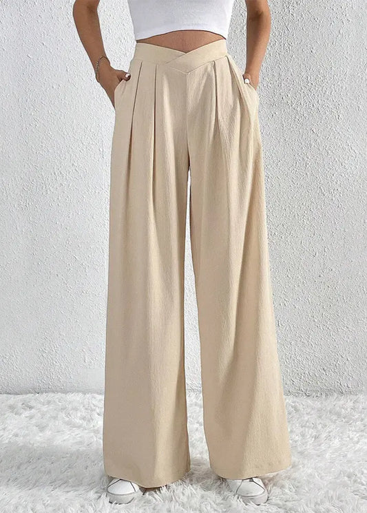 Pantalon large plissé femme été ORIS WEAR