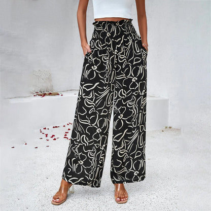 Pantalon Ample Imprimé Élégant ORIS WEAR