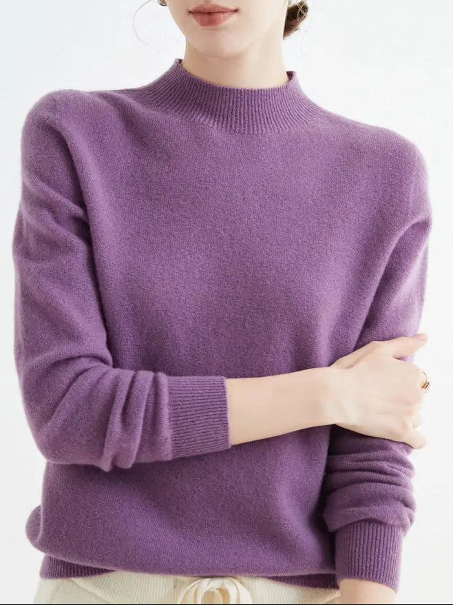 Pull en laine col montant chic et confortable ORIS WEAR