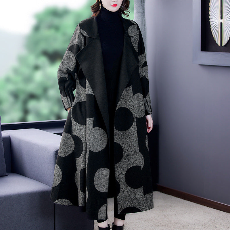 Manteau ample amincissant mi-long ORIS WEAR