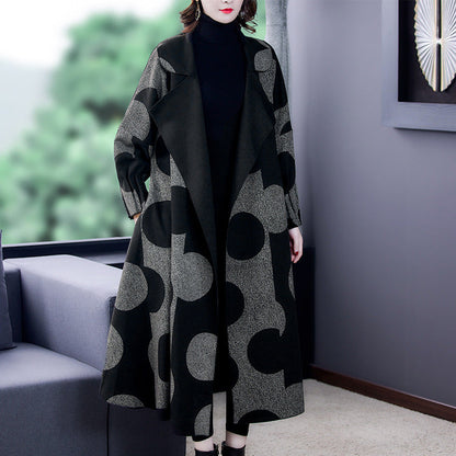 Manteau ample amincissant mi-long ORIS WEAR