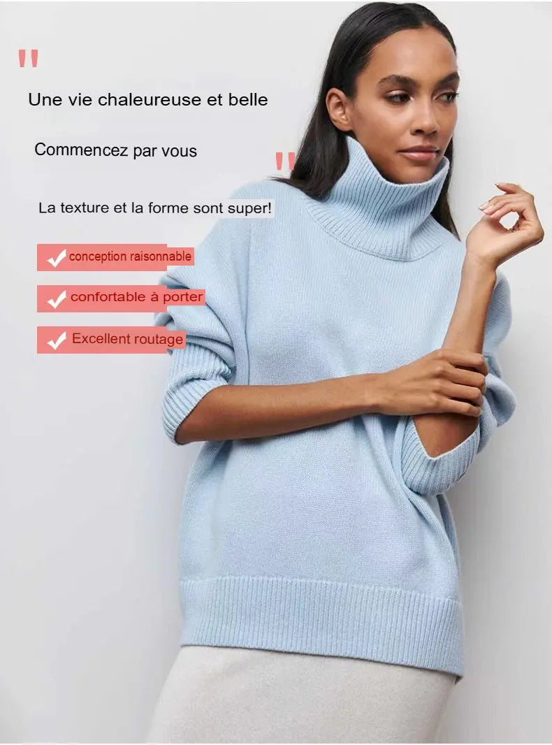 Pull femme uni – Confort et style ! ORIS WEAR