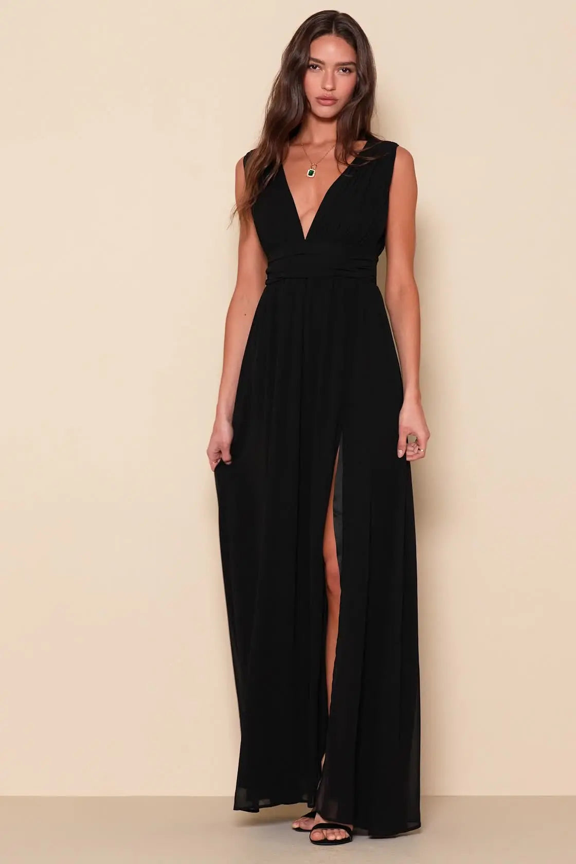 Yvana | Robe d'été longue avec Fente pour Soirées et Mariages ORIS WEAR