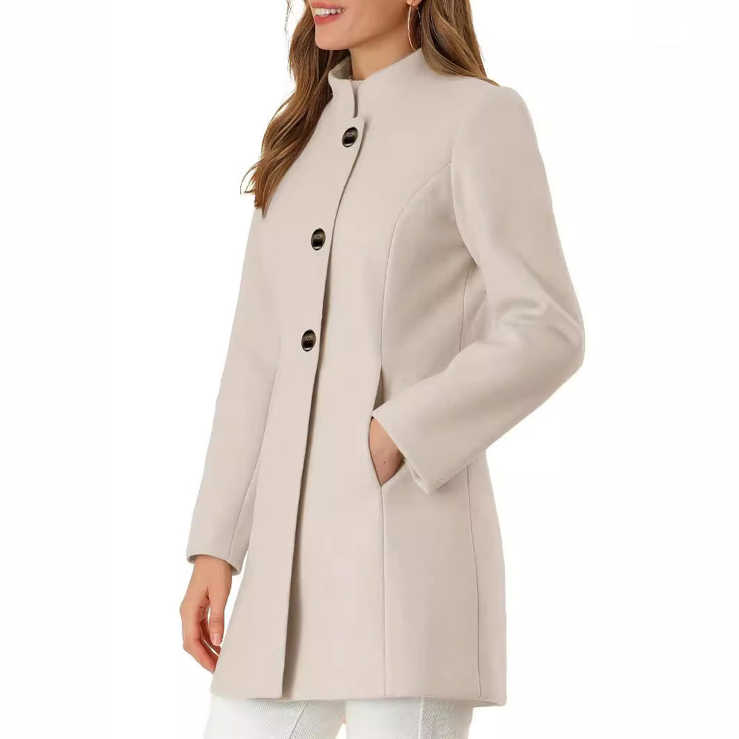 manteau casual automne hiver pas cher
