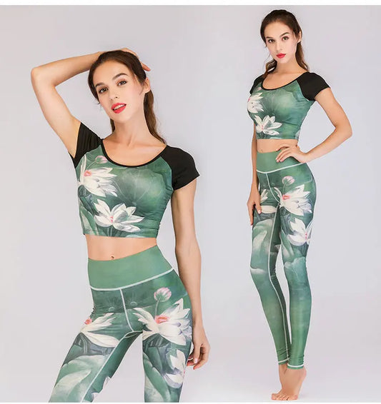 Ensemble femme élégante vert — ORIS WEAR