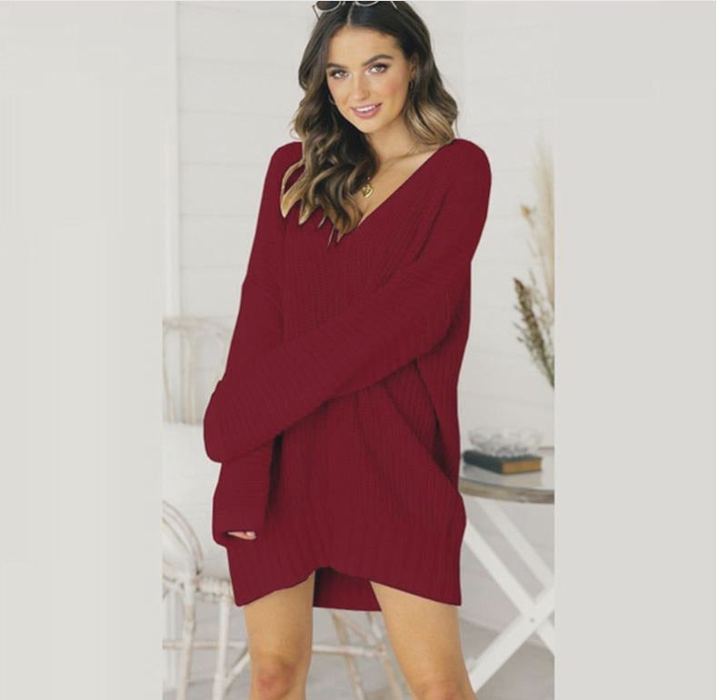 Pull femme fluide rouge — ORIS WEAR