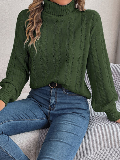 Pull col roulé uni à manches longues – Élégance et confort ORIS WEAR