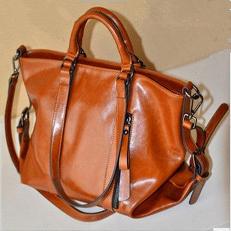 Sac  Cuir Ciré Bandoulière Élégant ORIS WEAR