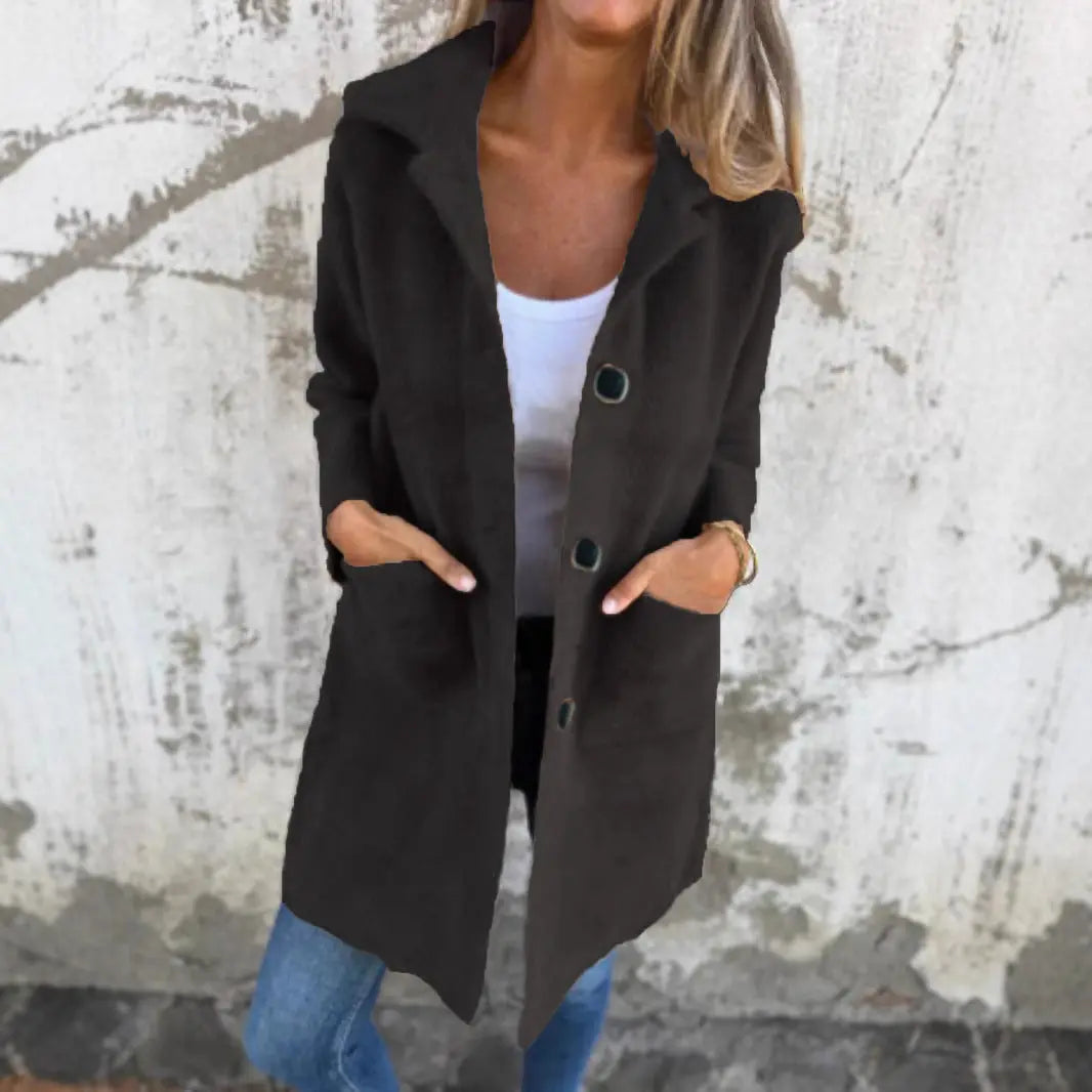 Manteau mi-long à col polo boutonné ORIS WEAR