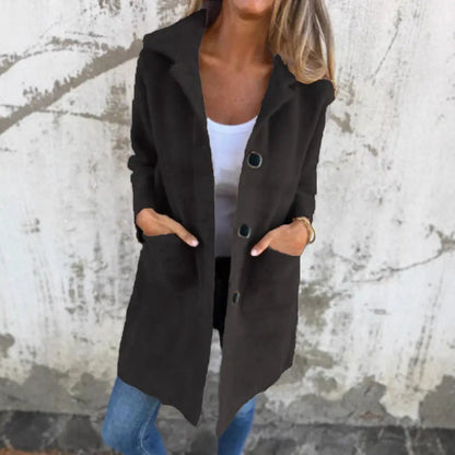 Manteau mi-long à col polo boutonné ORIS WEAR