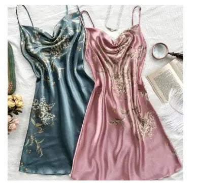Nuisette Satin Cerises Légère ORIS WEAR