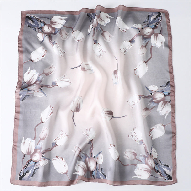 Foulard "Éclat Floral" en Soie ORIS WEAR