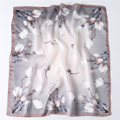 Foulard "Éclat Floral" en Soie ORIS WEAR