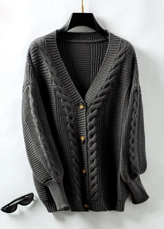 Gilet femme vintage tricot boutonné ORIS WEAR