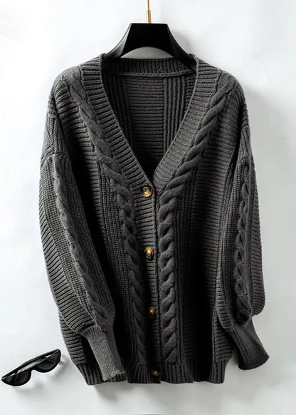 Gilet femme vintage tricot boutonné ORIS WEAR