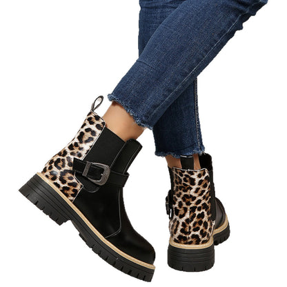 Bottines Chic Léopard Femme ORIS WEAR