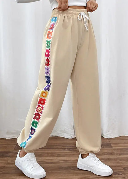 Pantalon ample femme rayures couture ORIS WEAR