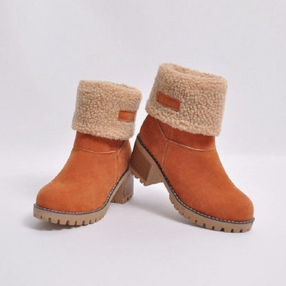 Léa™ – Bottes de neige chaudes et élégantes en cuir ORIS WEAR