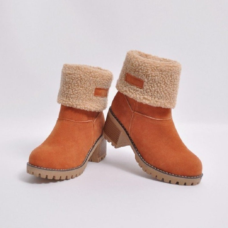 Léa™ – Bottes de neige chaudes et élégantes en cuir ORIS WEAR