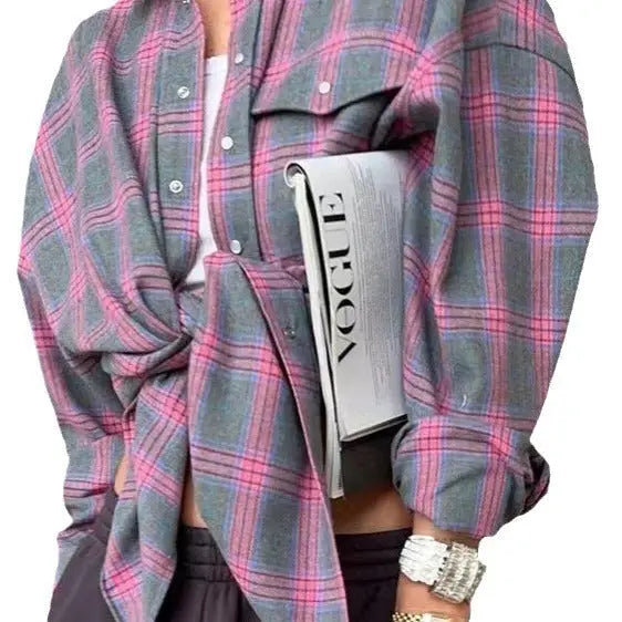 Chemise à carreaux oversize – Style casual et tendance ORIS WEAR