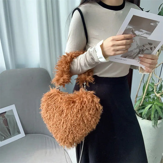 Sac Cœur Peluche Tendre Luxe ORIS WEAR