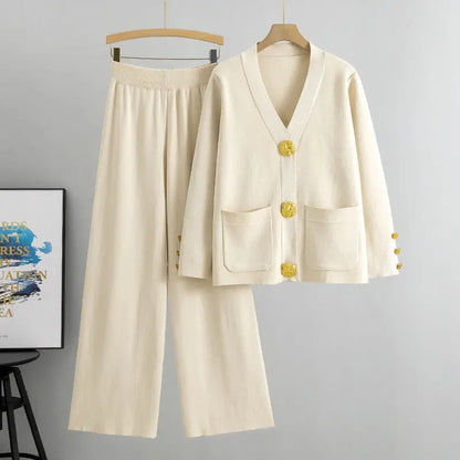 Cardigan en maille avec boucle métallique – Style décontracté ORIS WEAR