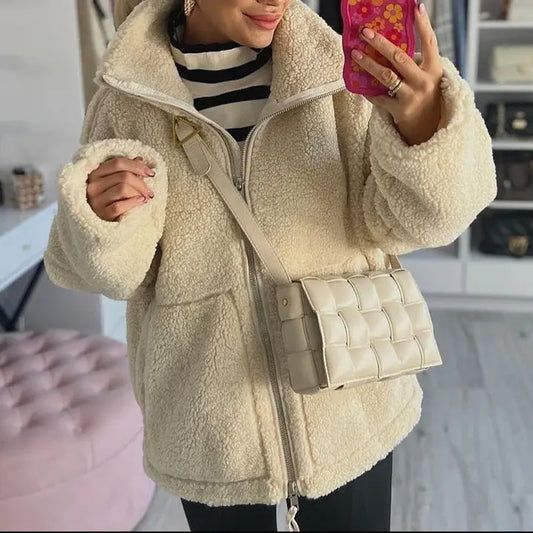 Veste femme en velours café — ORIS WEAR