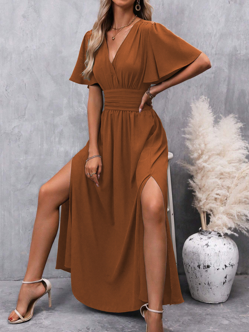 Robe Fendue Élégante et Tendance Pour Femme ORIS WEAR