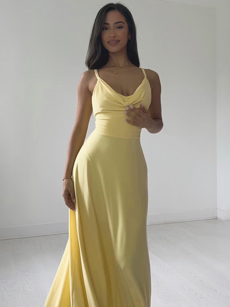 Robe Élégante Ajustée Col V Femme ORIS WEAR