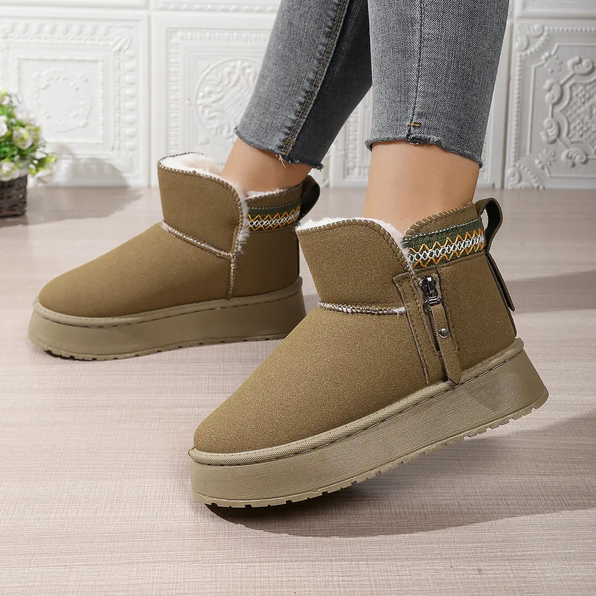 Bottines fourrées – Plateforme cosy pour l’hiver ORIS WEAR