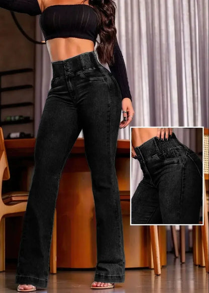 Jean Taille Haute Dos Froncé ORIS WEAR