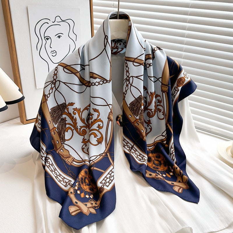 Foulard "Échos Baroques" en soie ORIS WEAR