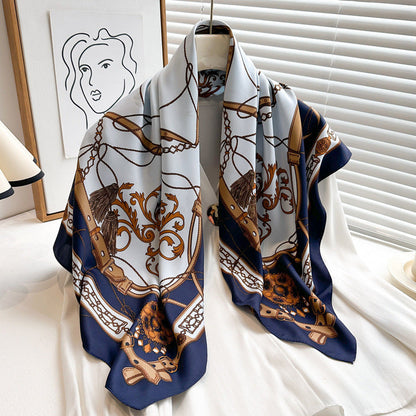 Foulard "Échos Baroques" en soie ORIS WEAR