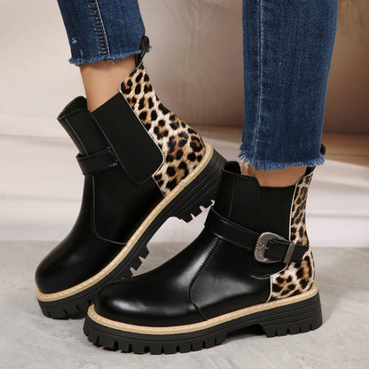 Bottines Chic Léopard Femme ORIS WEAR