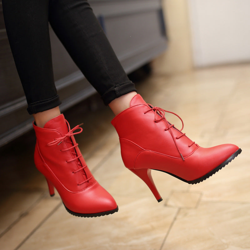 Bottes Femme Lacets Talon Haut ORIS WEAR