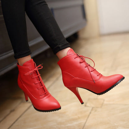 Bottes Femme Lacets Talon Haut ORIS WEAR