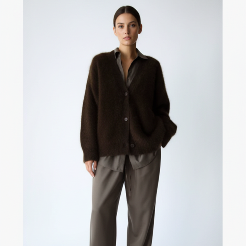 Pull en Maille Boutonné Femme ORIS WEAR
