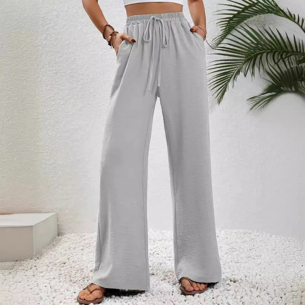 Pantalon Large Décontracté avec Cordon et Poches ORIS WEAR