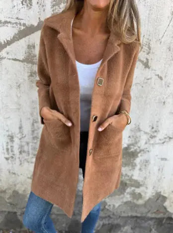 Manteau mi-long à col polo boutonné ORIS WEAR