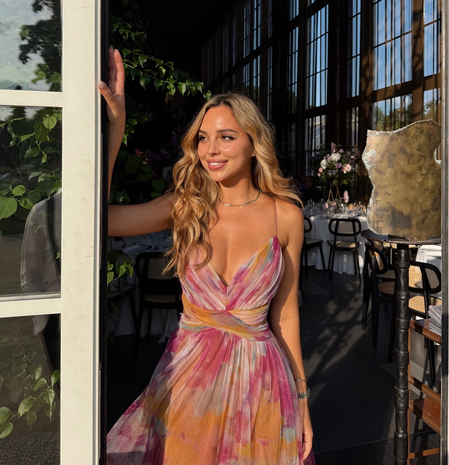 Carola - Robe longue florale charmante