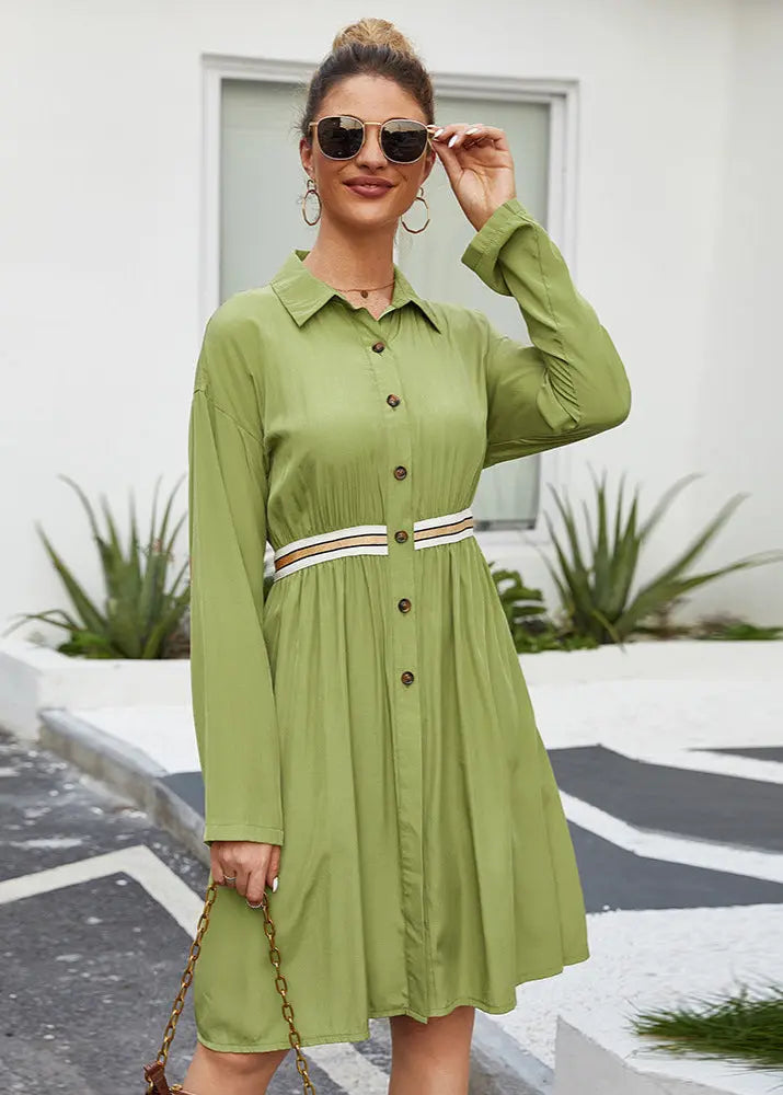 Robe femme été casual boutonnée ORIS WEAR
