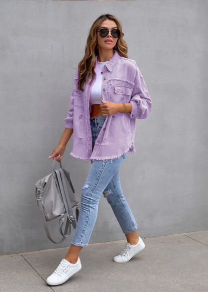 Chemise veste femme décontractée tendance ORIS WEAR