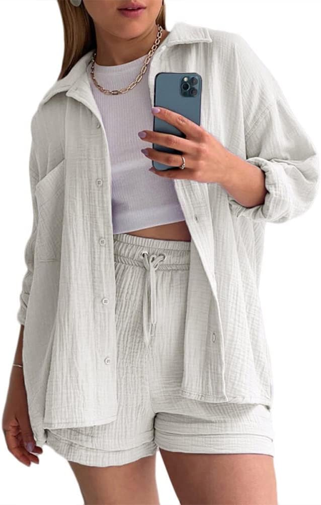 Douceur Estivale – Ensemble Chemise & Short ORIS WEAR