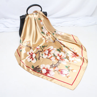 Foulard "Élégance Florale" en Soie ORIS WEAR