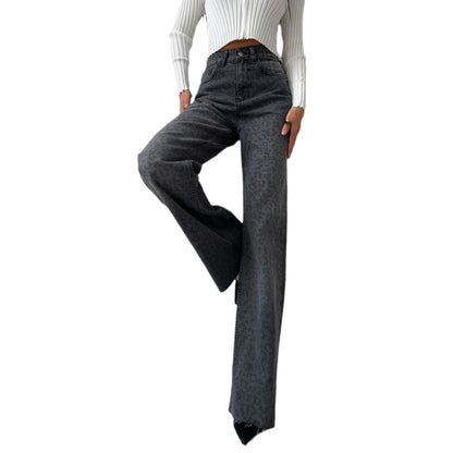 Jean étroit à imprimé léopard ORIS WEAR