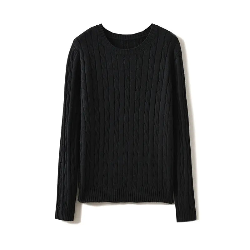 Pull torsadé à manches longues pour femme ORIS WEAR
