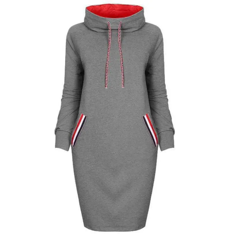 Maïa – Robe Pull Élégante à Col Montant ORIS WEAR